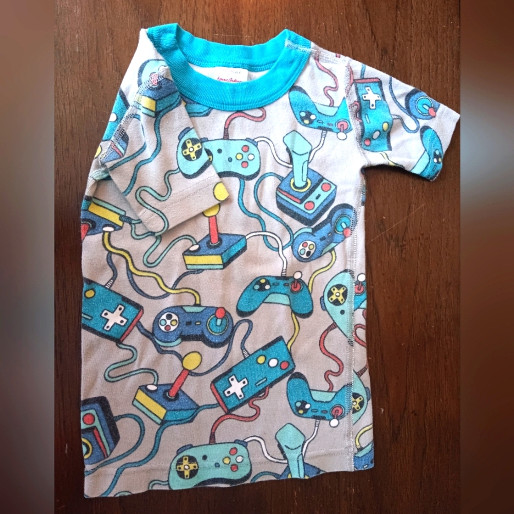 Hanna Andersson Video Game Print T-Shirt. Organic Cotton. Like New. 4T.